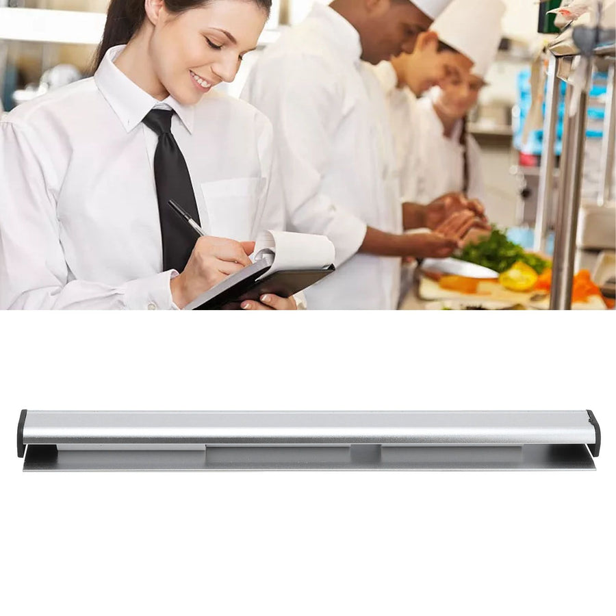 Kitchen Order Holder Aluminum Wall Hanging A4 A3 Paper Receipt Ticket Rack Clip Tool21cm / 8.3in