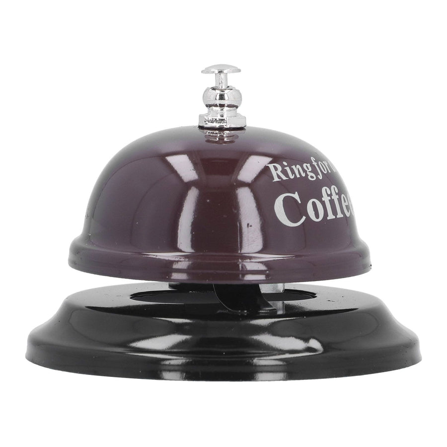 Restaurant Call Bell with Anti Slip Base Manual Meeting Bar Service Bell for Dinner School(Black )