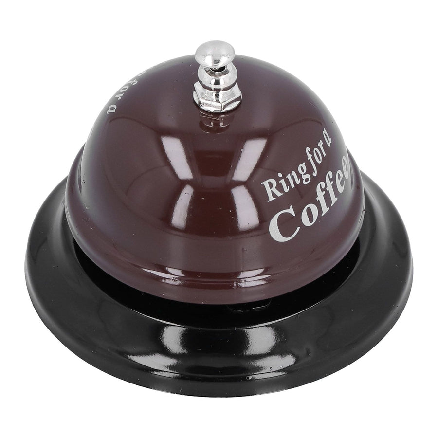 Restaurant Call Bell with Anti Slip Base Manual Meeting Bar Service Bell for Dinner School(Black )