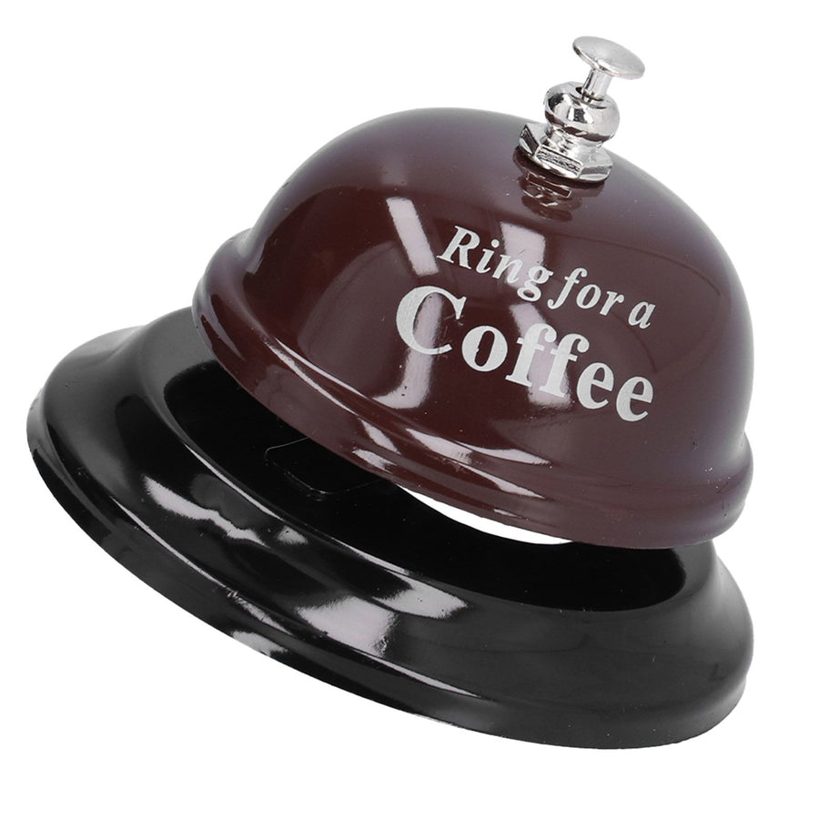 Restaurant Call Bell with Anti Slip Base Manual Meeting Bar Service Bell for Dinner School(Black )