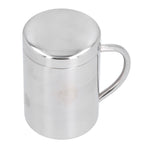 Stainless Steel DoubleLayer Coffee Cup with Handle Children's Cup with Lid Heat Insulation and AntiScalding Cup
