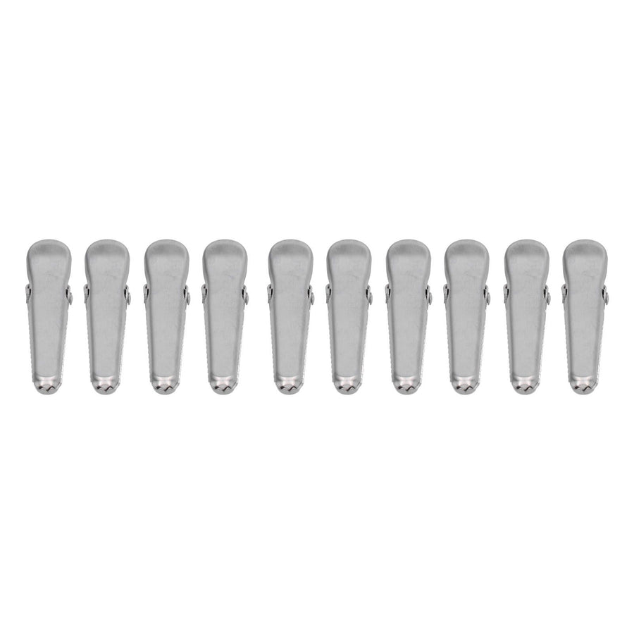 10PCS Stainless Steel Sealing Clip Coffee Bag Sealing Clip Food Bag Sealing Clip Multifunctional Kitchen Tool8cm
