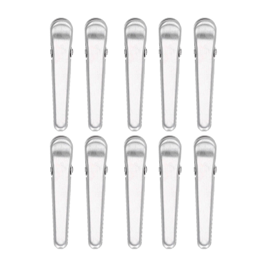 10PCS Stainless Steel Sealing Clip Coffee Bag Sealing Clip Food Bag Sealing Clip Multifunctional Kitchen Tool8cm