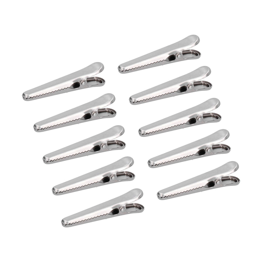 10PCS Stainless Steel Sealing Clip Coffee Bag Sealing Clip Food Bag Sealing Clip Multifunctional Kitchen Tool8cm