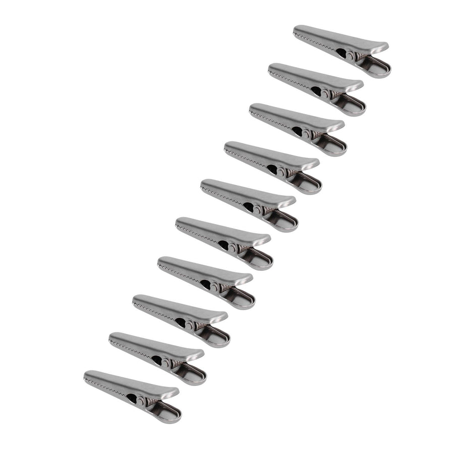 10PCS Stainless Steel Sealing Clip Coffee Bag Sealing Clip Food Bag Sealing Clip Multifunctional Kitchen Tool8cm