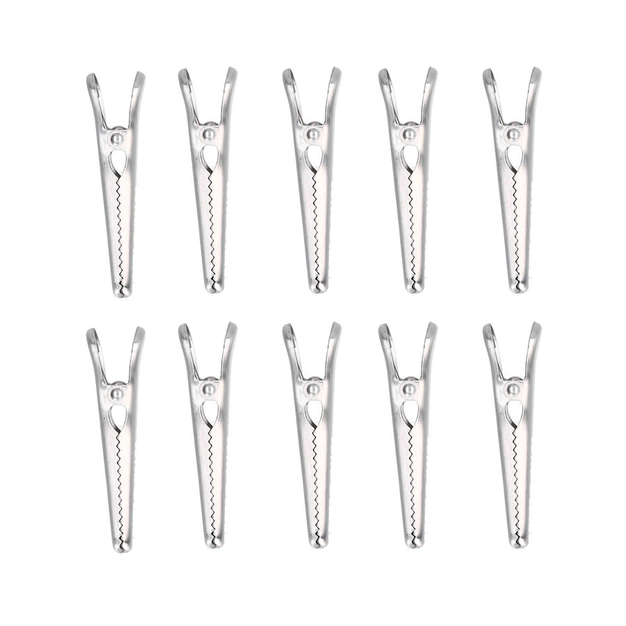 10PCS Stainless Steel Sealing Clip Coffee Bag Sealing Clip Food Bag Sealing Clip Multifunctional Kitchen Tool8cm