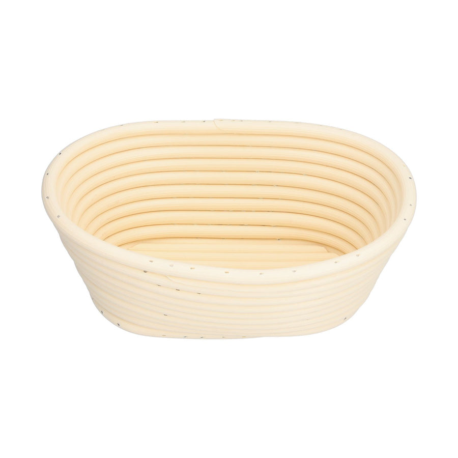 Washable Bread Fermentation Basket Innovative Shape Baking Basket for Kitchen Home Bakery Ovale Beige 21x14x8cm