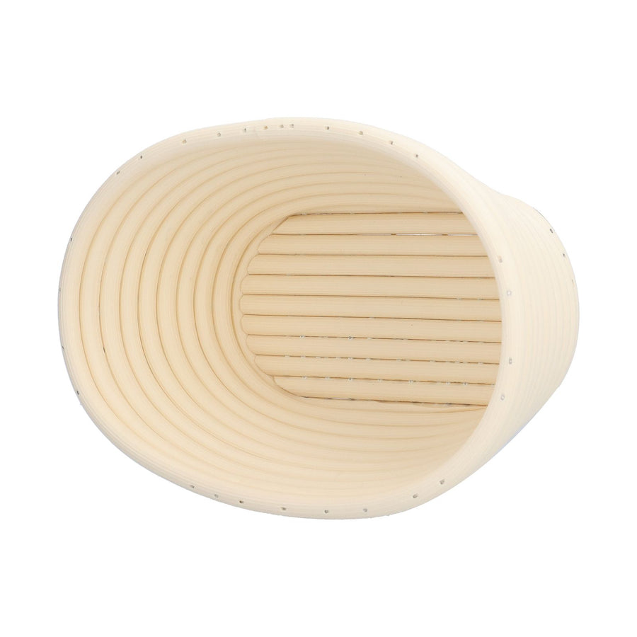 Washable Bread Fermentation Basket Innovative Shape Baking Basket for Kitchen Home Bakery Ovale Beige 21x14x8cm