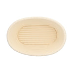 Washable Bread Fermentation Basket Innovative Shape Baking Basket for Kitchen Home Bakery Ovale Beige 21x14x8cm