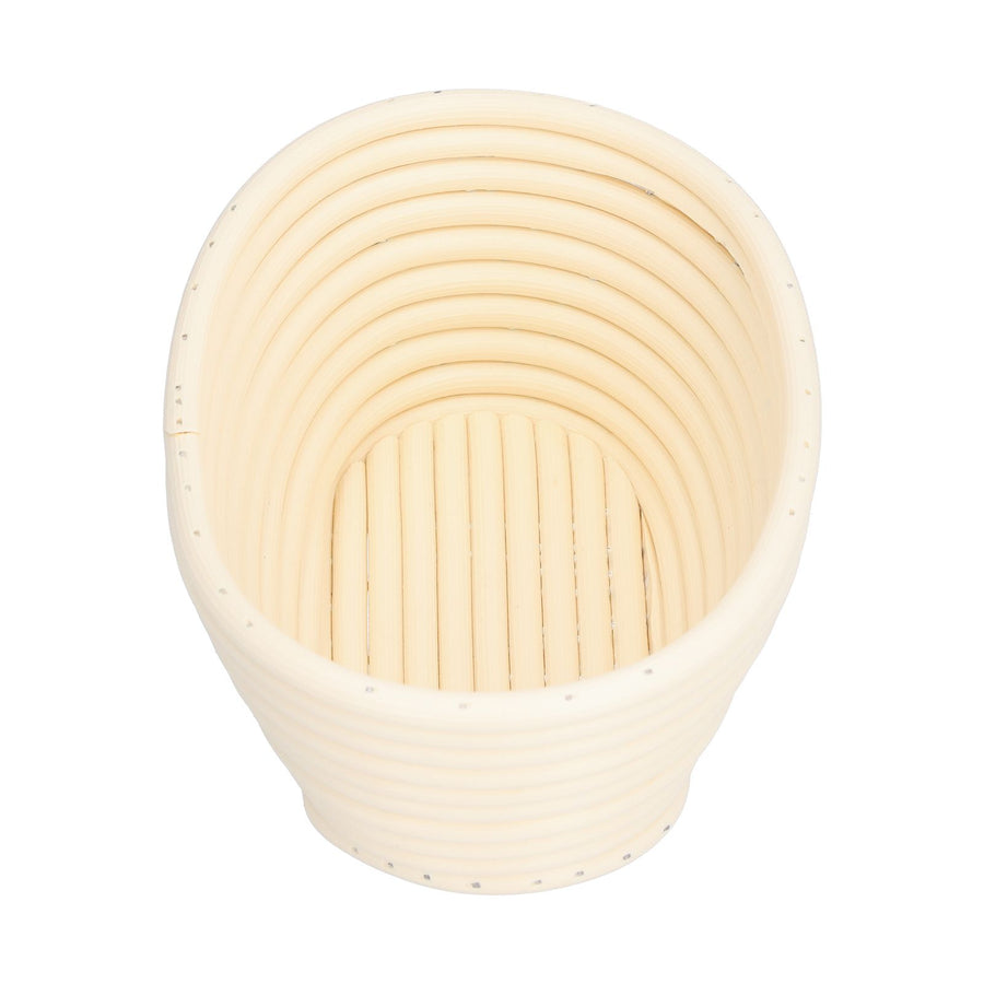 Washable Bread Fermentation Basket Innovative Shape Baking Basket for Kitchen Home Bakery Ovale Beige 21x14x8cm