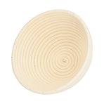 Washable Bread Fermentation Basket Innovative Shape Baking Basket for Kitchen Home Bakery Beige Rond 20x8cm