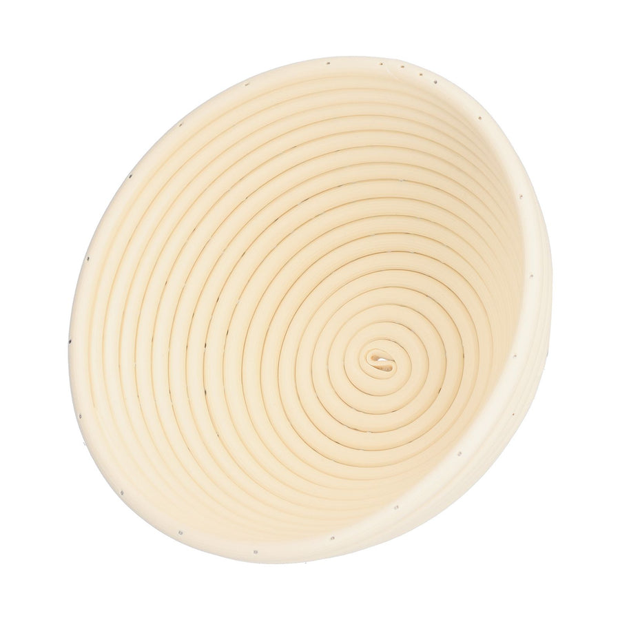Washable Bread Fermentation Basket Innovative Shape Baking Basket for Kitchen Home Bakery Beige Rond 20x8cm
