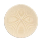 Washable Bread Fermentation Basket Innovative Shape Baking Basket for Kitchen Home Bakery Beige Rond 20x8cm