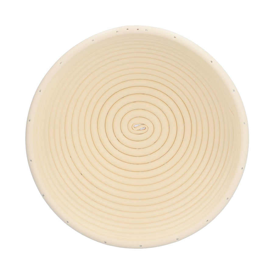 Washable Bread Fermentation Basket Innovative Shape Baking Basket for Kitchen Home Bakery Beige Rond 20x8cm