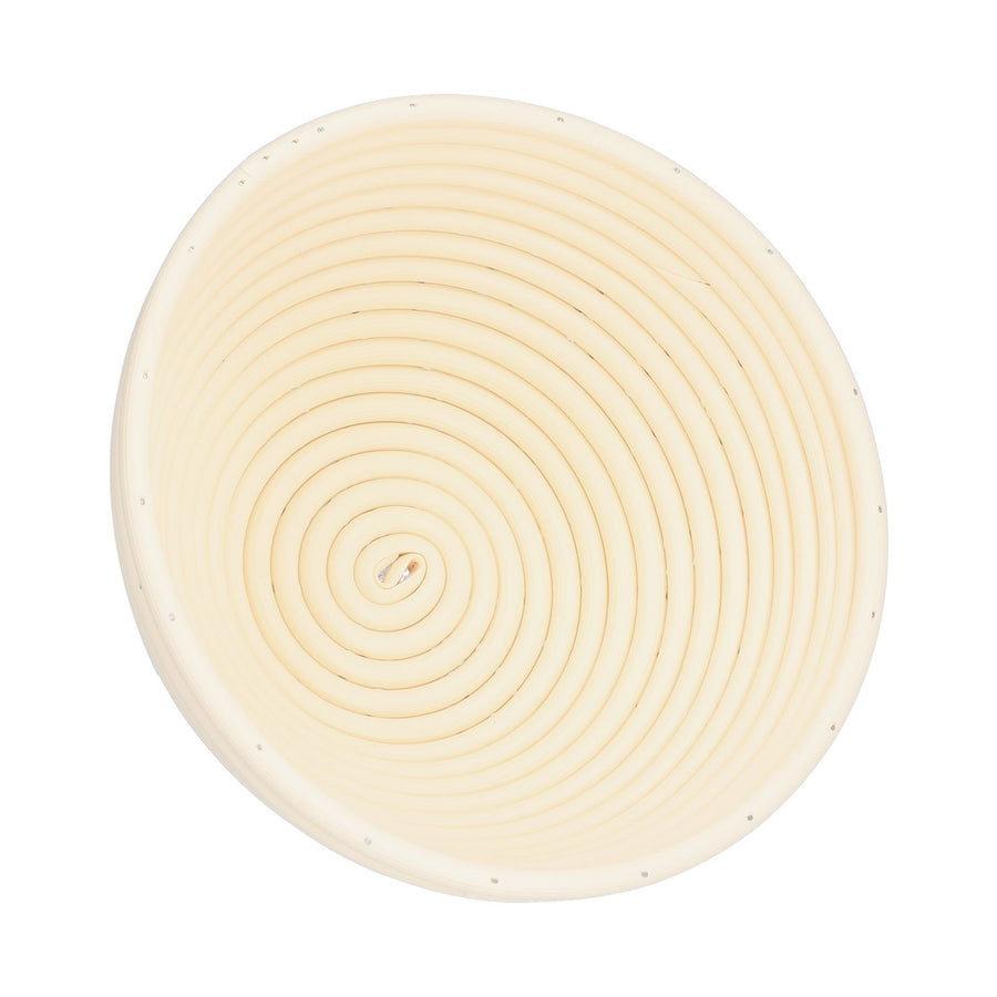 Washable Bread Fermentation Basket Innovative Shape Baking Basket for Kitchen Home Bakery Beige Rond 20x8cm