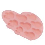 9Grid HeartShaped Mold Silicone Mousse Cake Mold Baking Tool for Home Kitchen