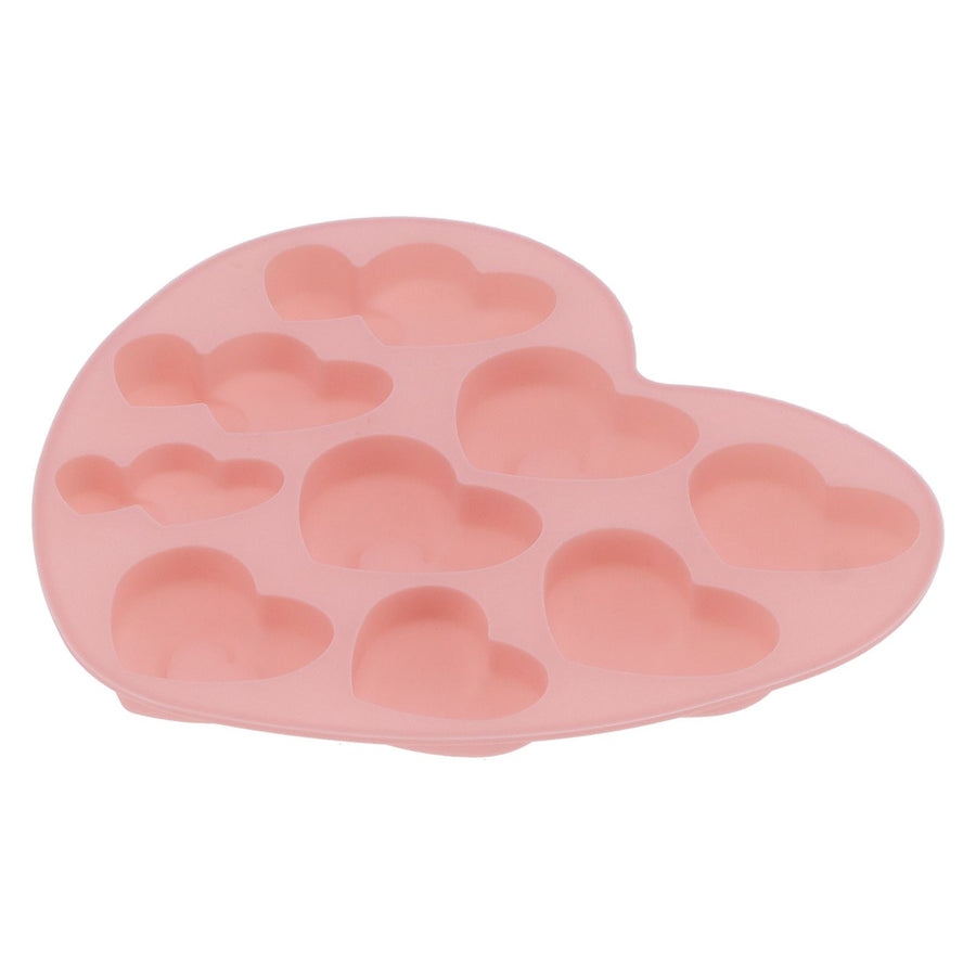 9Grid HeartShaped Mold Silicone Mousse Cake Mold Baking Tool for Home Kitchen