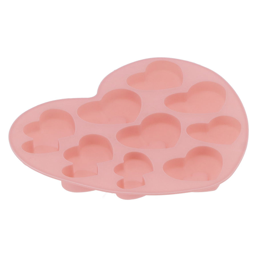 9Grid HeartShaped Mold Silicone Mousse Cake Mold Baking Tool for Home Kitchen
