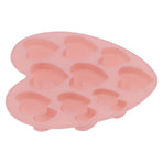 9Grid HeartShaped Mold Silicone Mousse Cake Mold Baking Tool for Home Kitchen
