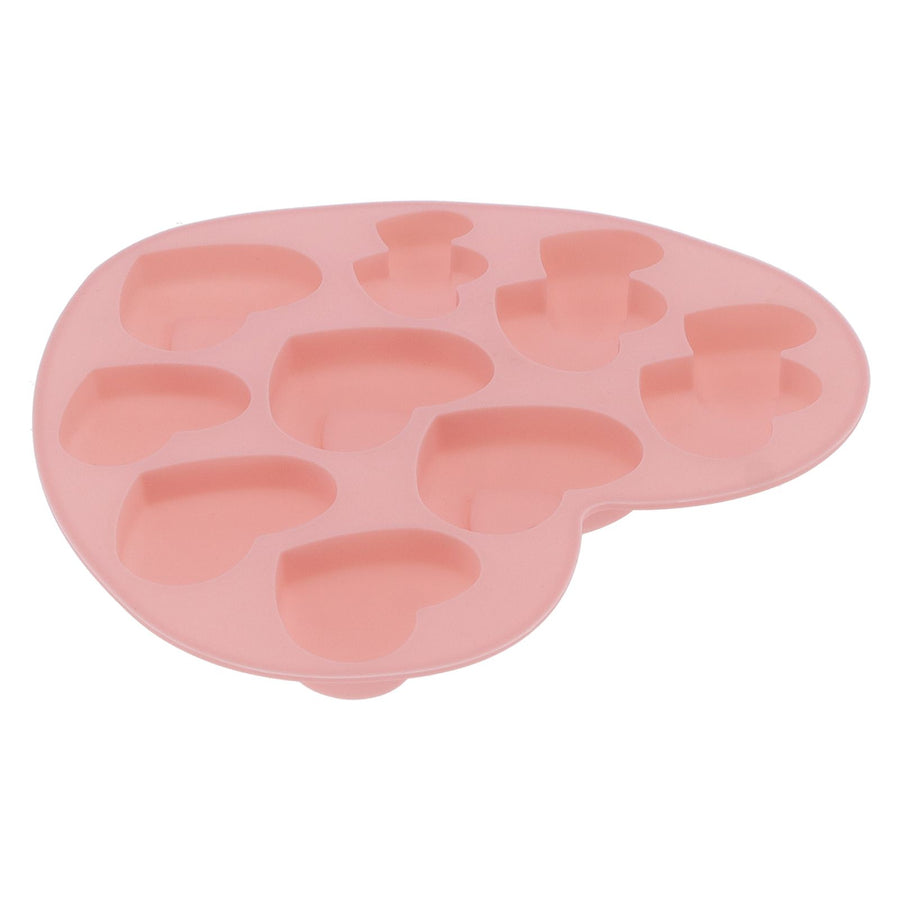 9Grid HeartShaped Mold Silicone Mousse Cake Mold Baking Tool for Home Kitchen