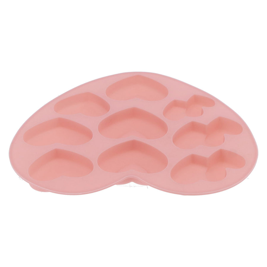 9Grid HeartShaped Mold Silicone Mousse Cake Mold Baking Tool for Home Kitchen