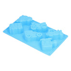 6‑Grid Originality Vehicle Pattern Mold Silicone Cake Mold Baking Tool for Home Bakery KitchenAutomobile Mold