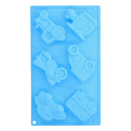 6‑Grid Originality Vehicle Pattern Mold Silicone Cake Mold Baking Tool for Home Bakery KitchenAutomobile Mold