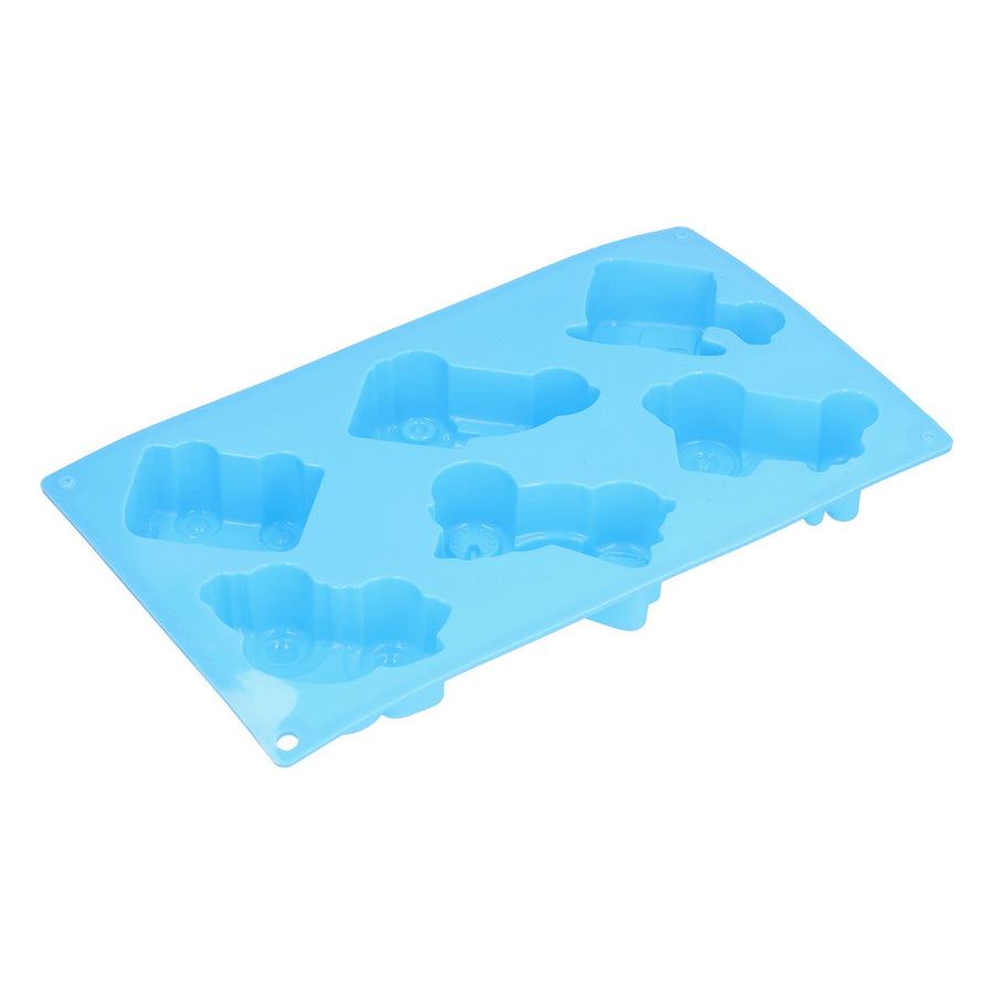 6‑Grid Originality Vehicle Pattern Mold Silicone Cake Mold Baking Tool for Home Bakery KitchenAutomobile Mold