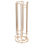 Coffee Capsule Holder Iron Wire Coffee Pod Storage Rack Shelve Holding 18PCS CapsuleGold