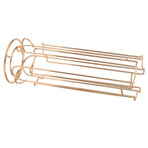 Coffee Capsule Holder Iron Wire Coffee Pod Storage Rack Shelve Holding 18PCS CapsuleGold