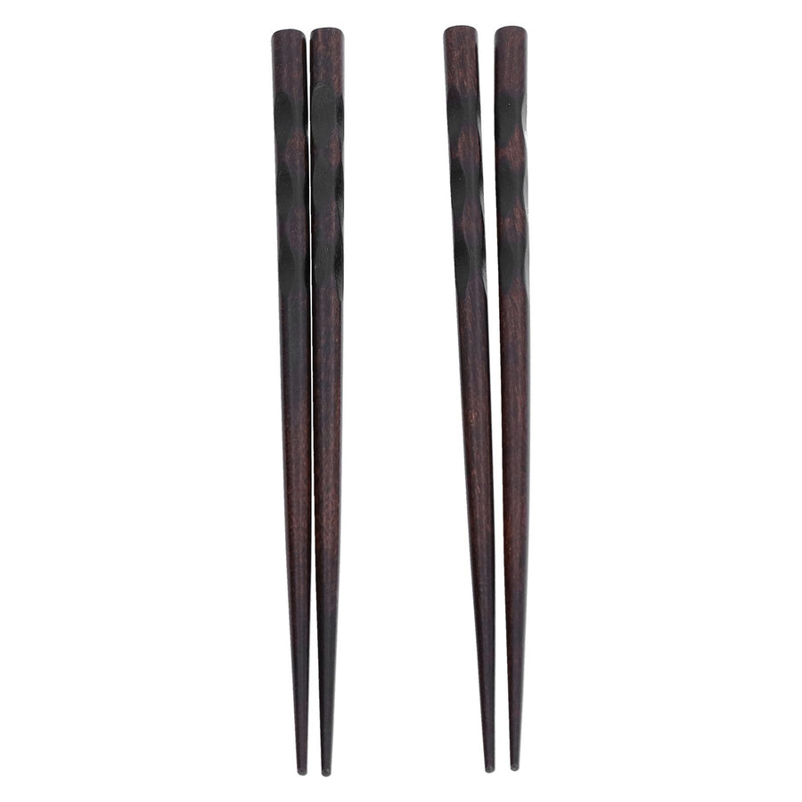 5Pairs Chopsticks Simple Reusable Wooden Pointed Chopsticks Natural Environmentally Friendly Tableware