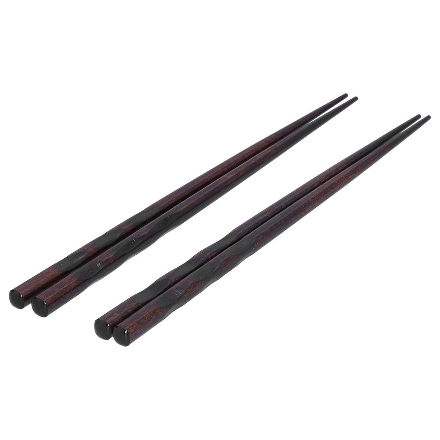 5Pairs Chopsticks Simple Reusable Wooden Pointed Chopsticks Natural Environmentally Friendly Tableware