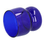 High Borosilicate Glass Cup HeatResistant Drinking Juice Cup for Home Hotel Coffee Shop(Blue )