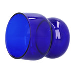 High Borosilicate Glass Cup HeatResistant Drinking Juice Cup for Home Hotel Coffee Shop(Blue )