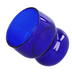 High Borosilicate Glass Cup HeatResistant Drinking Juice Cup for Home Hotel Coffee Shop(Blue )