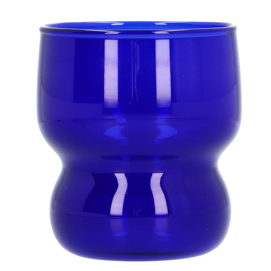 High Borosilicate Glass Cup HeatResistant Drinking Juice Cup for Home Hotel Coffee Shop(Blue )