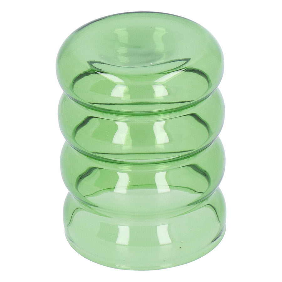 Bamboo Joint Design High Borosilicate Glass Cup HeatResistant Drinking Cup for Milk Beer Coffee(Green )
