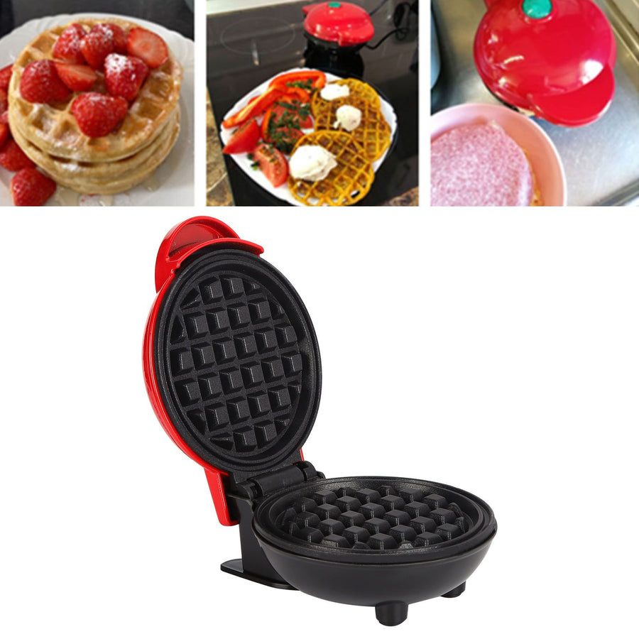 Electric Breakfast Maker Double Sided Non Stick Waffle Egg Cake Maker for KItchen Use