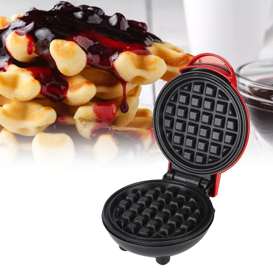 Electric Breakfast Maker Double Sided Non Stick Waffle Egg Cake Maker for KItchen Use