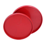 2Pcs/Set Red Round Tray Tea Cup Fruit Dessert Plate Serving Tray for Hotel Restaurant Home