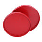 2Pcs/Set Red Round Tray Tea Cup Fruit Dessert Plate Serving Tray for Hotel Restaurant Home