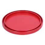 2Pcs/Set Red Round Tray Tea Cup Fruit Dessert Plate Serving Tray for Hotel Restaurant Home