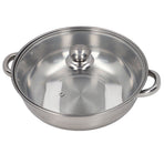28cm/11.0in 2‑Layer Stainless Steel Steamer Pot Steaming Grid Cooking Pot with Handle