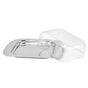 Quadrate Stainless Steel Butter Container Dish Cheese Keeper with Transparent Lid for Kitchen