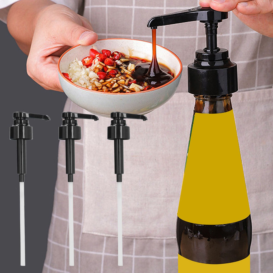 3Pcs Oyster Sauce Bottle Pours Spout Household Plastic Nozzle Kitchen Accessory for Home