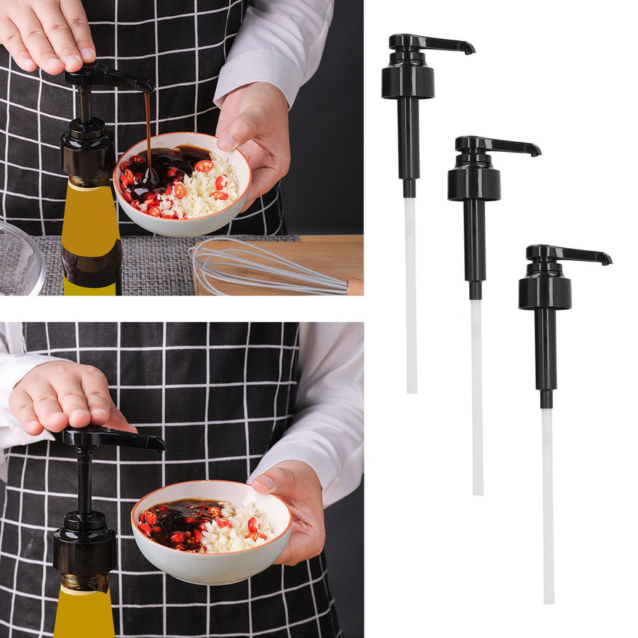 3Pcs Oyster Sauce Bottle Pours Spout Household Plastic Nozzle Kitchen Accessory for Home