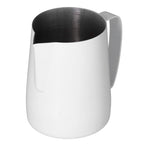 Stainless Steel Frothing Cup Coffee Milk Frothing Pitcher with Pointed Mouth for KitchenWhite
