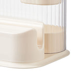 Multifunctional Knife Holder Plastic Cutting Boards Forks Chopsticks Knife Organizer Rack for Kitchen Countertop White