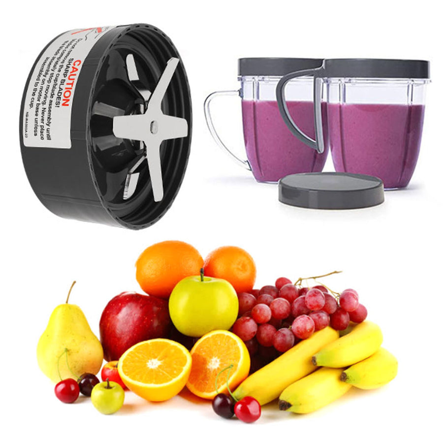 Blender Blades Grey Stainless Steel Easy Replacement Easy Operation Blender Replacement Part for Nutri MB600W
