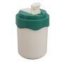 Insulated Coffee Mug Double Walled 304 Stainless Steel Portable Vacuum Water Cup with Straw 450ml Green